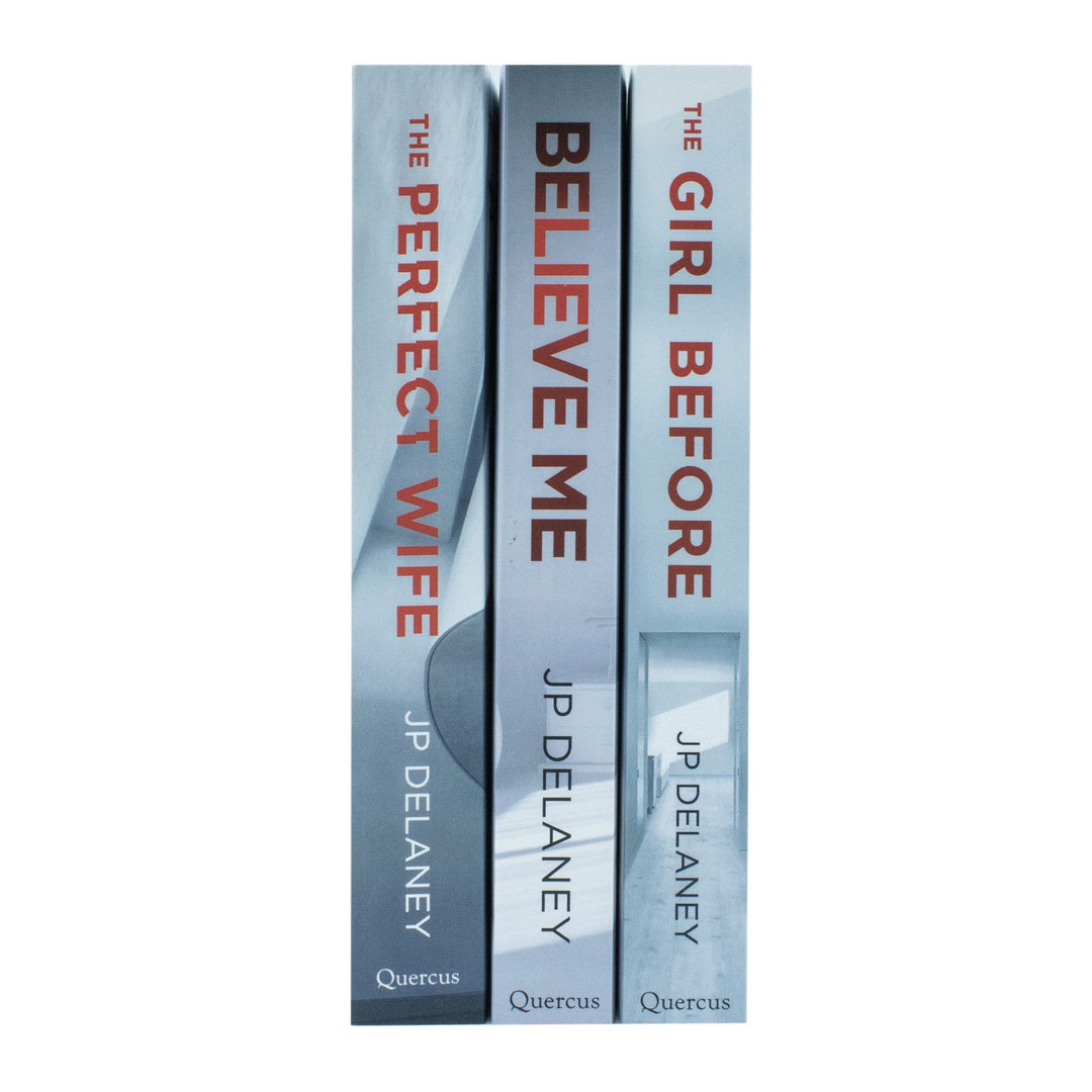 JP Delaney 3 Books Collection Set: The Girl Before, Believe Me & The Perfect Wife - Thrilling Fiction Novels for Mystery & Suspense Lovers