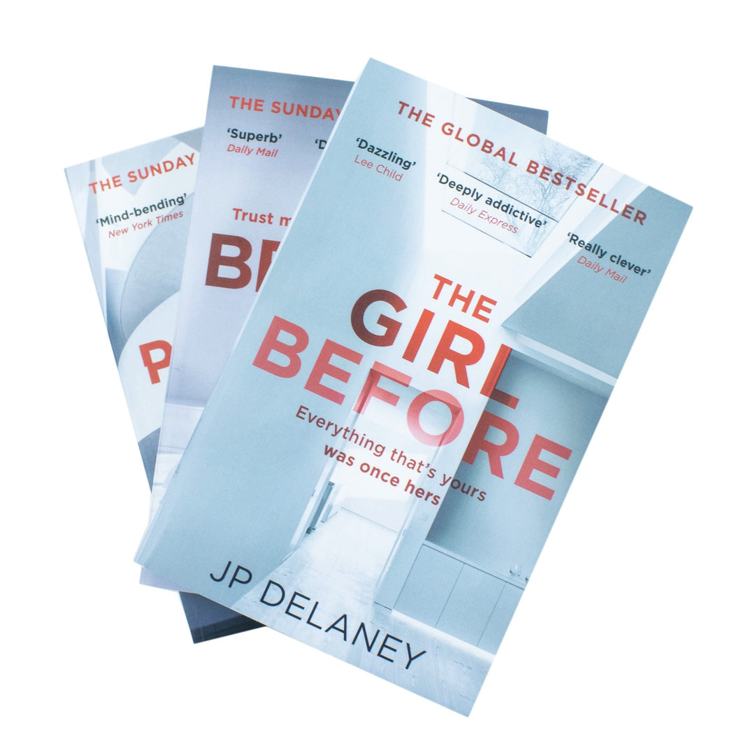JP Delaney 3 Books Collection Set: The Girl Before, Believe Me & The Perfect Wife - Thrilling Fiction Novels for Mystery & Suspense Lovers