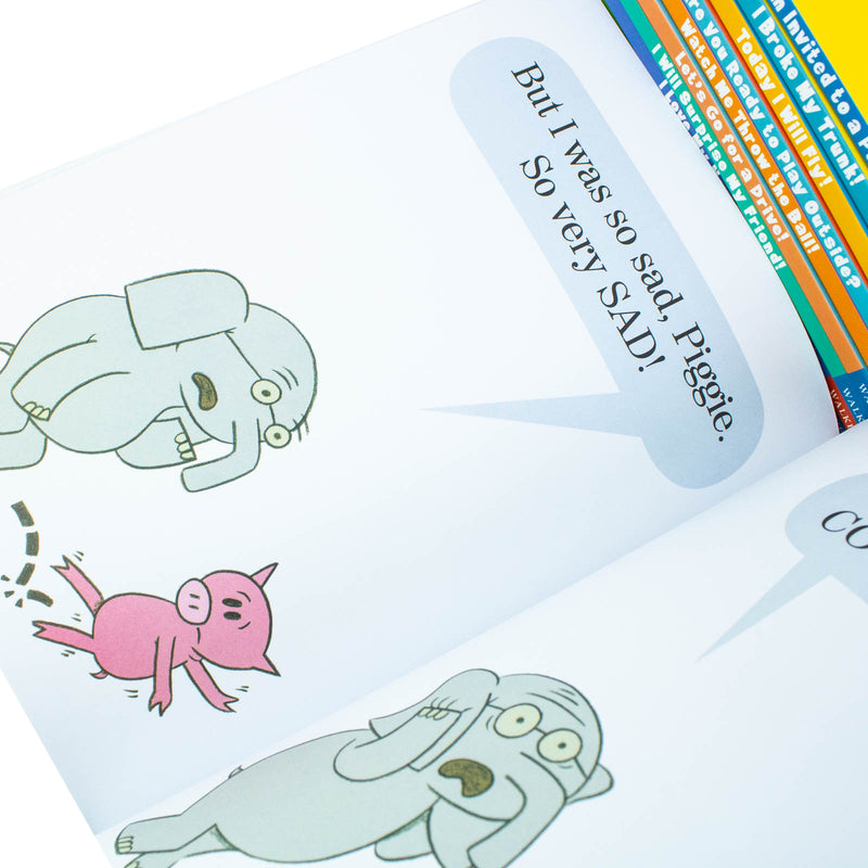 The Wonderful World of Elephant and Piggie – 10 Book Set by Mo Willems | Funny Children's Picture Books, Friendship, Reading Fun & Colorful Stories