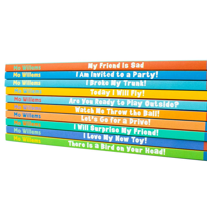 The Wonderful World of Elephant and Piggie – 10 Book Set by Mo Willems | Funny Children's Picture Books, Friendship, Reading Fun & Colorful Stories
