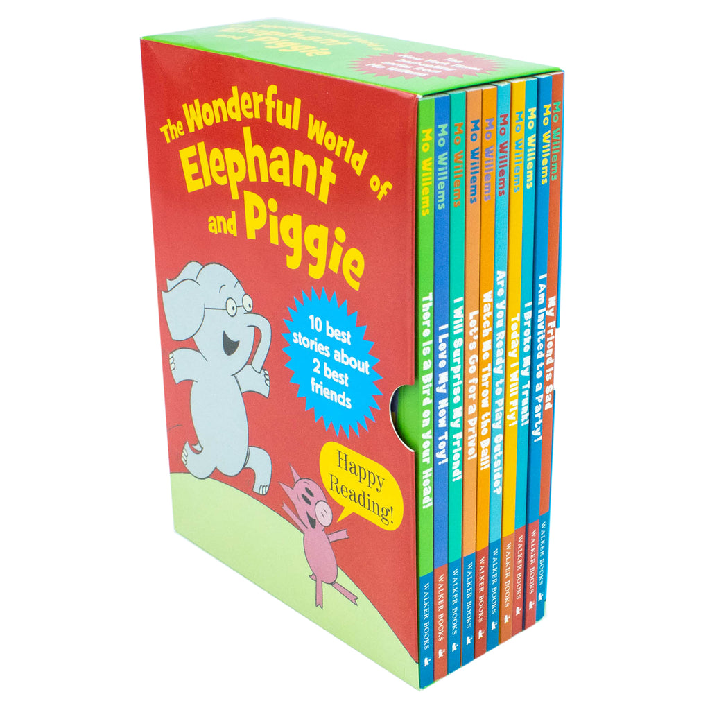 Elephant and Piggie Series 10 Book Set for kids in hardback