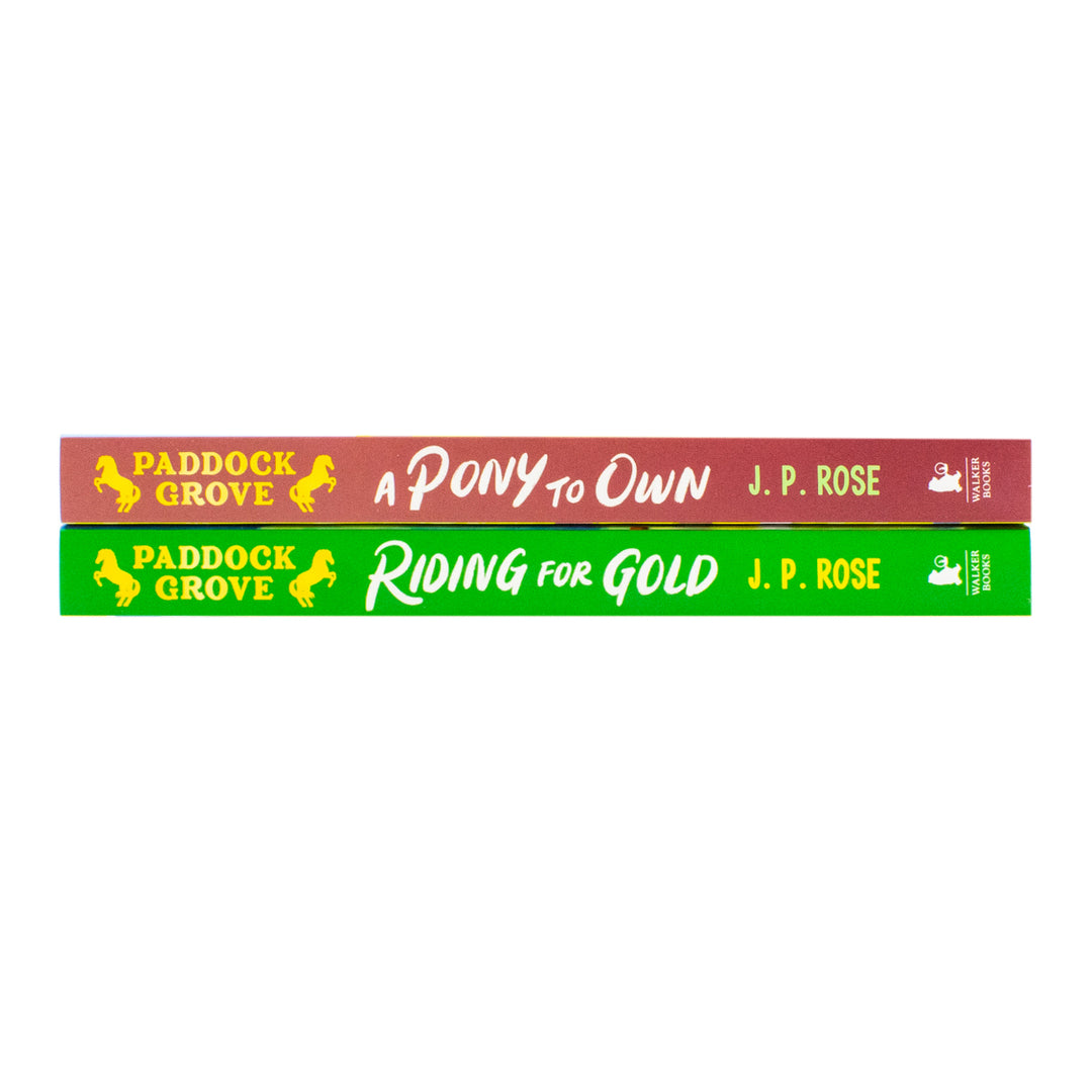 Paddock Grove 2 Books Series Collection Set by J. P. Rose (A Pony to Own, Riding for Gold) | Paperback