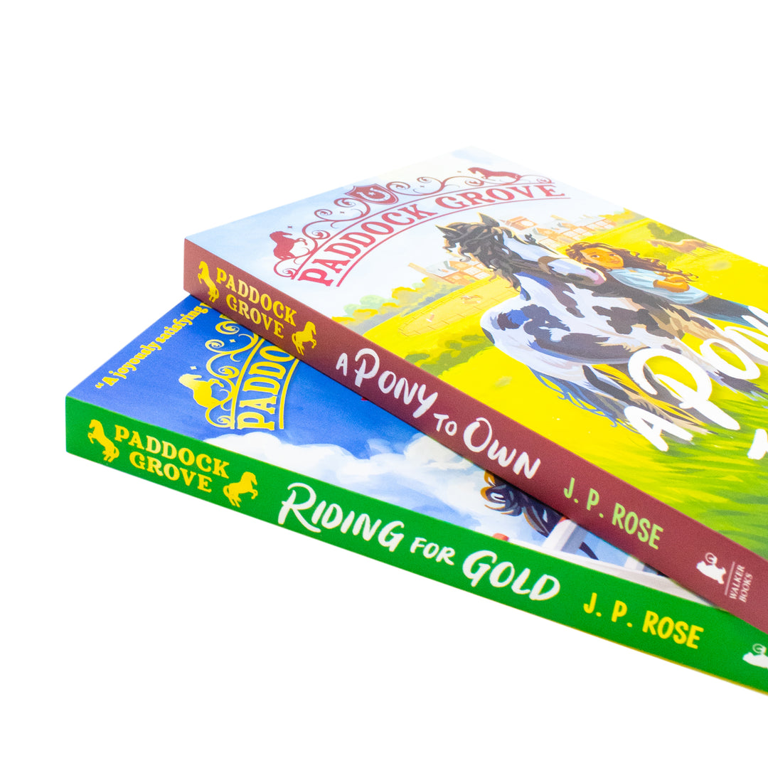 Paddock Grove 2 Books Series Collection Set by J. P. Rose (A Pony to Own, Riding for Gold) | Paperback