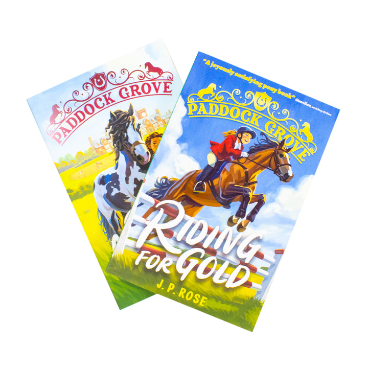 Paddock Grove 2 Books Series Collection Set by J. P. Rose (A Pony to Own, Riding for Gold) | Paperback