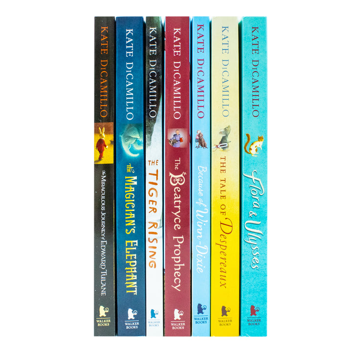 Kate DiCamillo 7 Book Set – Edward Tulane, Tiger Rising & More – Beloved Children's Fiction for Young Readers, Imaginative Stories, Great Gift Idea