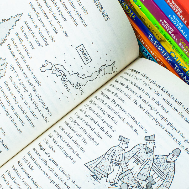 Football School 10 Book Collection Box Set by Alex Bellos| Fun & Educational Kids' Books on Football, Learning, Sports, Reading & Stories for Children