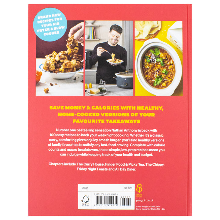 Bored of Lunch: Healthy Fakeaways by Nathan Anthony- The No.1 Sunday Times Bestseller Book (Hardcover)