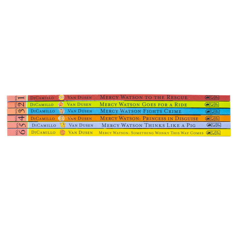Mercy Watson Book Series 1-6 by Kate DiCamillo | Fun & Illustrated Children's Chapter Books for Ages 8-12, Adventure, Friendship & Family Stories