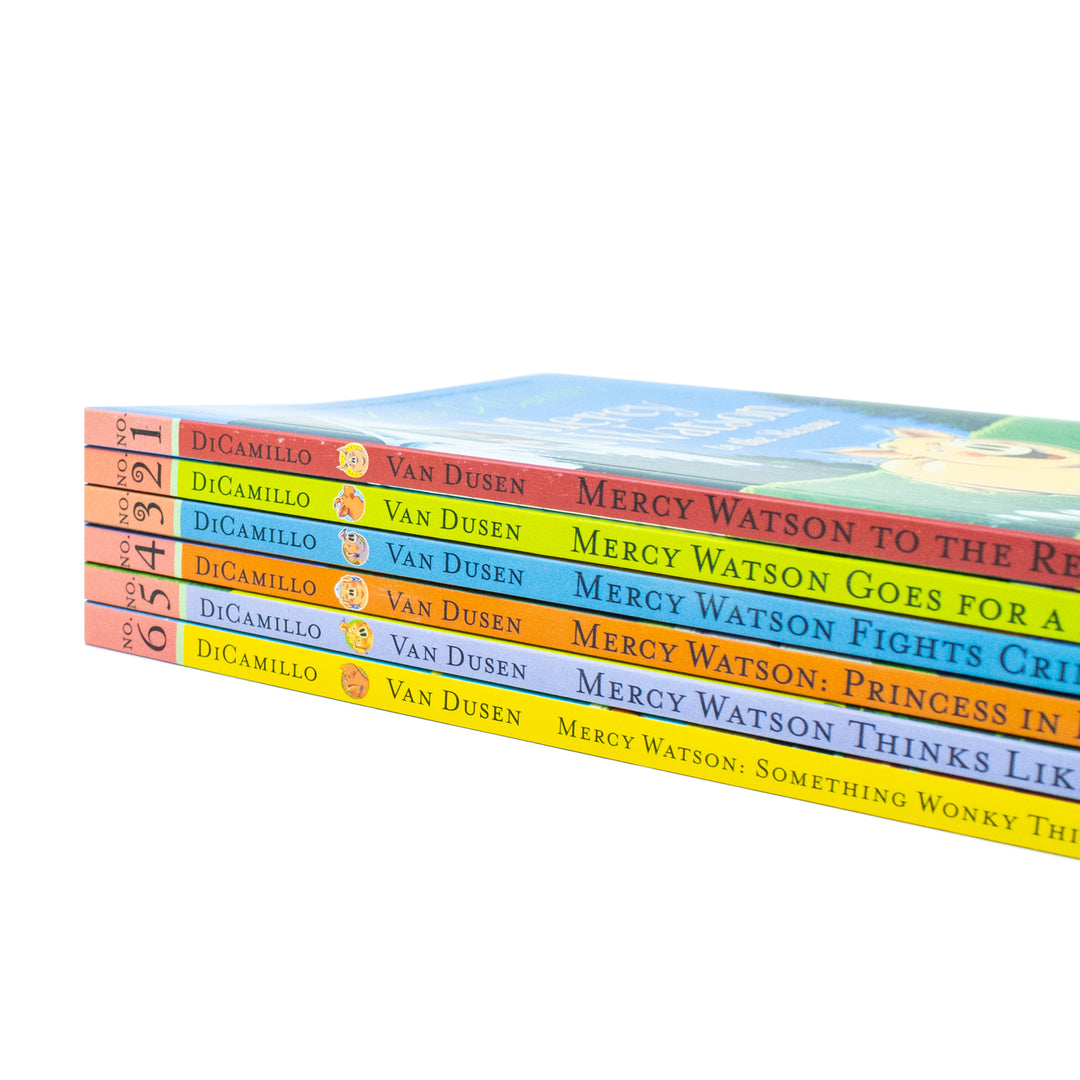 Mercy Watson Book Series 1-6 by Kate DiCamillo | Fun & Illustrated Children's Chapter Books for Ages 8-12, Adventure, Friendship & Family Stories