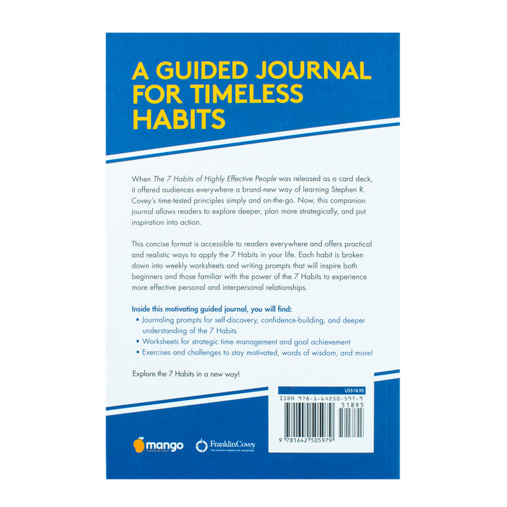 The 7 Habits of Highly Effective People Guided Journal By Stephen R. Convey