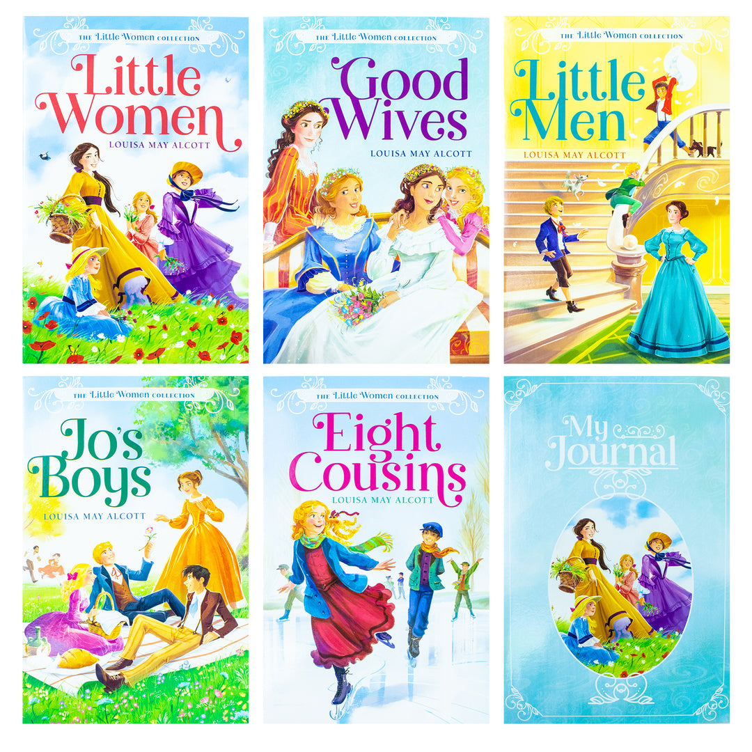 Little Women, Louisa May Alcott Family Favourites Collection: 5 Books Boxed Set with Postcards & Journal