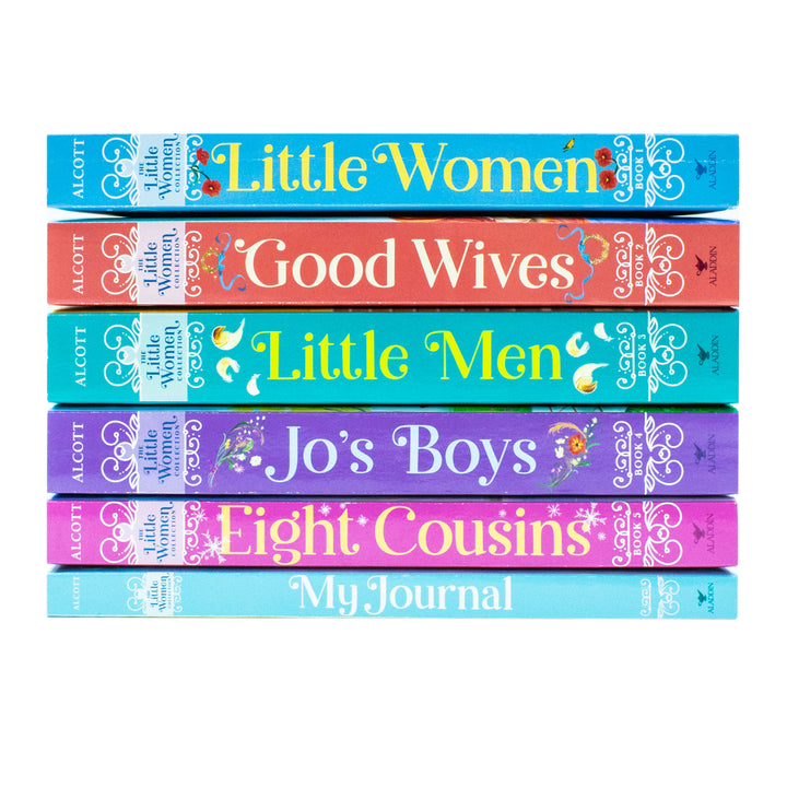 Little Women, Louisa May Alcott Family Favourites Collection: 5 Books Boxed Set with Postcards & Journal