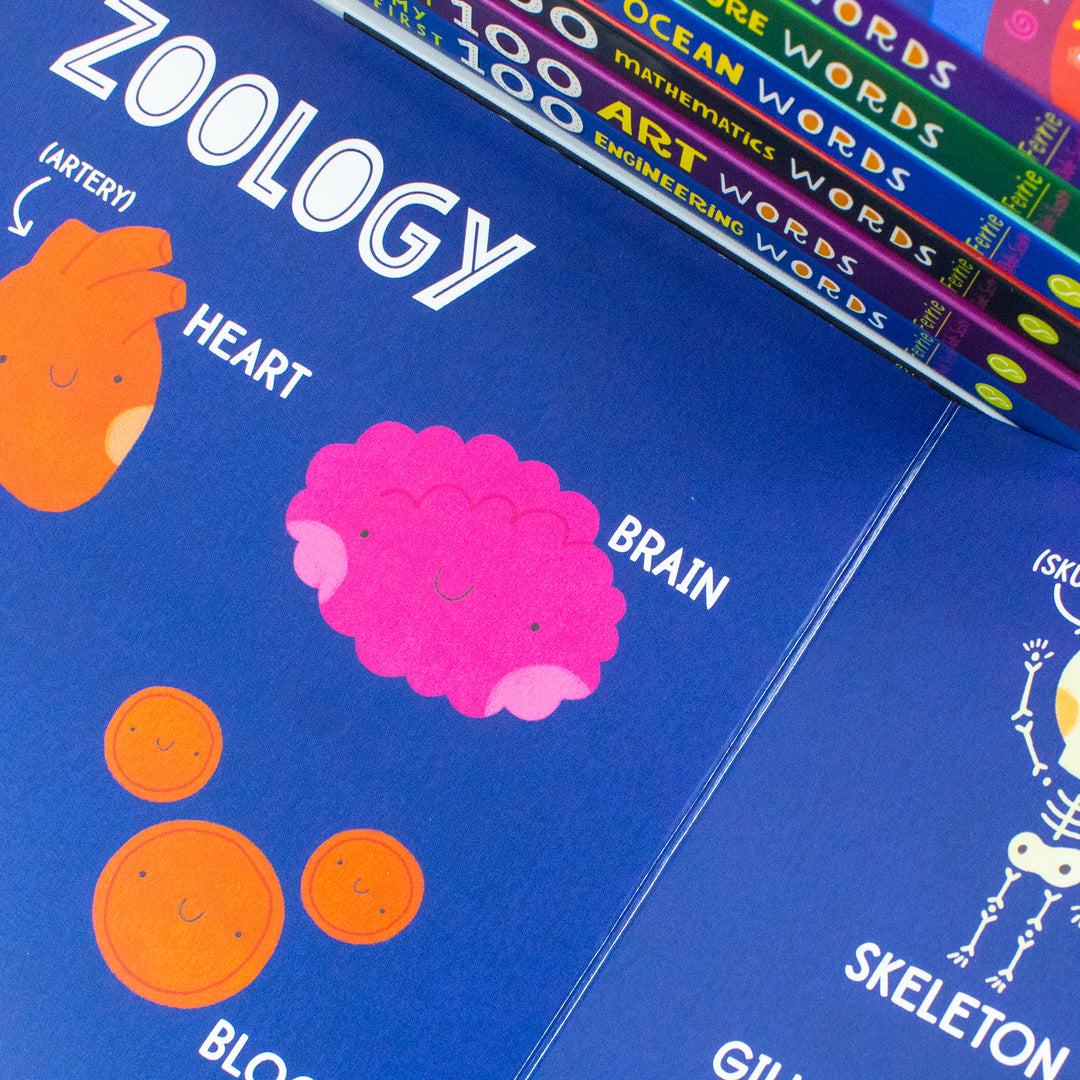 My First STEAM + Words Library 8 Book Set by Chris Ferrie |Educational Board Books for Kids,Early Learning, Literacy,Fun Activities & Preschool Skills