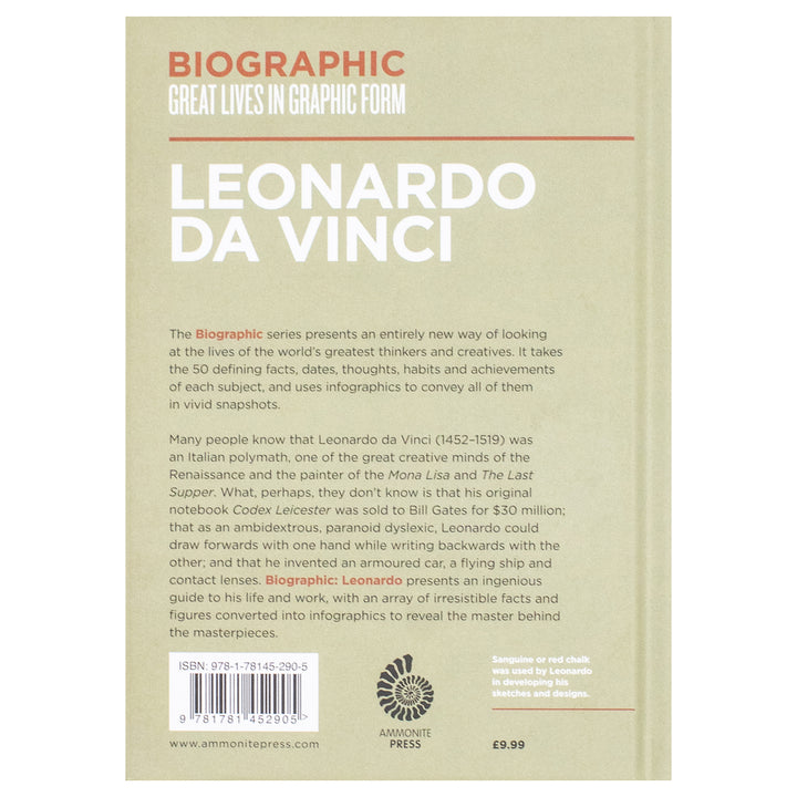 Leonardo Da Vinci : Great Lives in Graphic Form (Biographic) - Classics Hardcover Edition