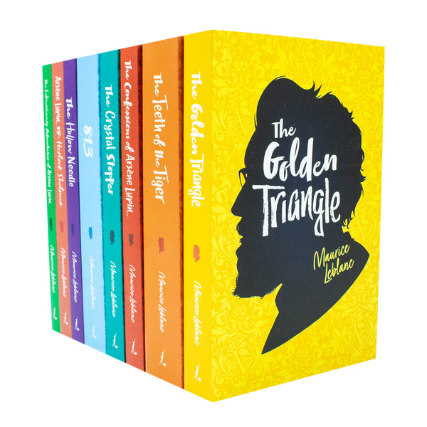 The Complete Collection of Arsène Lupin 8 Books Box Set by Maurice LeBlanc(Herlock Sholmes, The Confessions, The Crystal Stopper, The Confessions of Arsene Lupin & More)