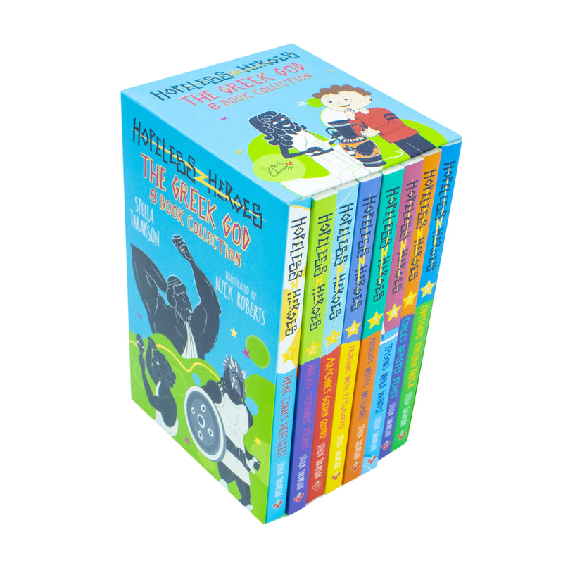 Hopeless Heroes: The Greek God Collection 8 Book Set By Stella Tarakson &  Nick Roberts