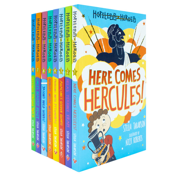 Hopeless Heroes: The Greek God Collection 8 Book Set By Stella Tarakson & Nick Roberts