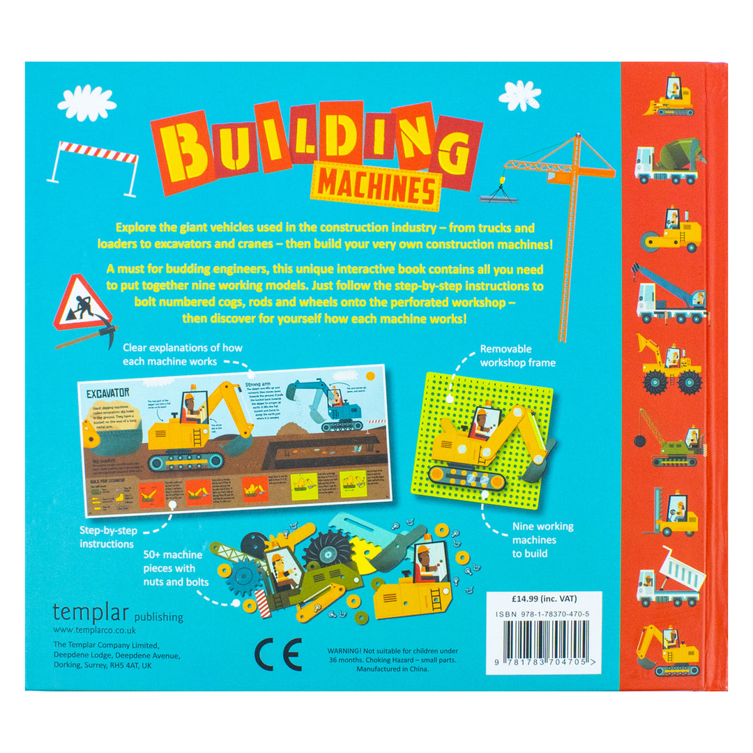 Explore Building Machines by Ian Graham, A Hardback Engineering Book for Kids Ages 8+ to Dive into Creativity