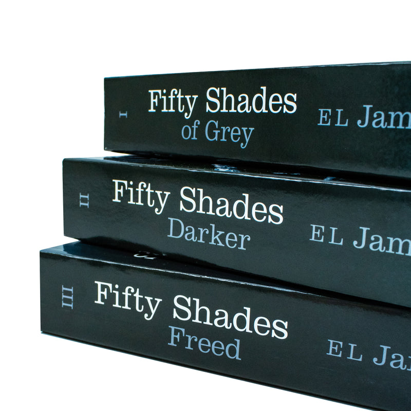 E L James Fifty Shades Movie Series 3 Books Collection Set (Fifty Shades of Grey, Fifty Shades Darker, Fifty Shades Freed)