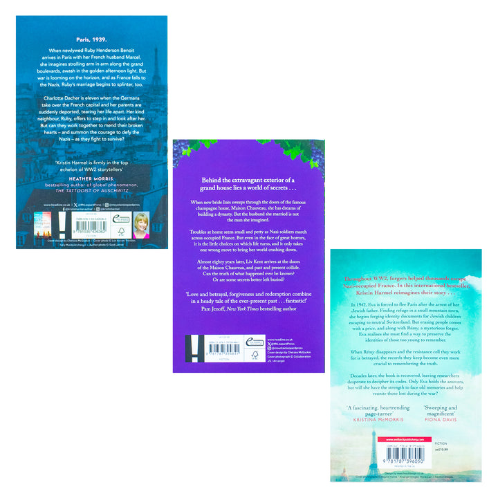 Kristin Harmel 3 Books Collection (The Room on Rue, The Book of Lost Names, The Winemakers Wife)