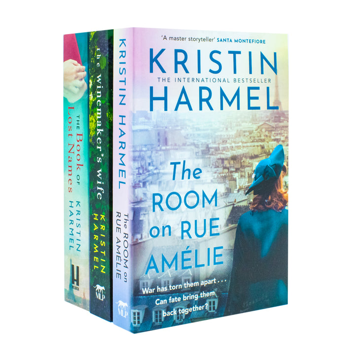 Kristin Harmel 3 Books Collection (The Room on Rue, The Book of Lost Names, The Winemakers Wife)