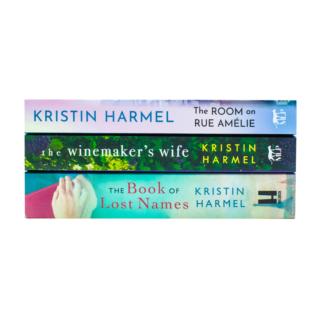 Kristin Harmel 3 Books Collection (The Room on Rue, The Book of Lost Names, The Winemakers Wife)