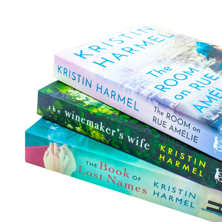Kristin Harmel 3 Books Collection (The Room on Rue, The Book of Lost Names, The Winemakers Wife)