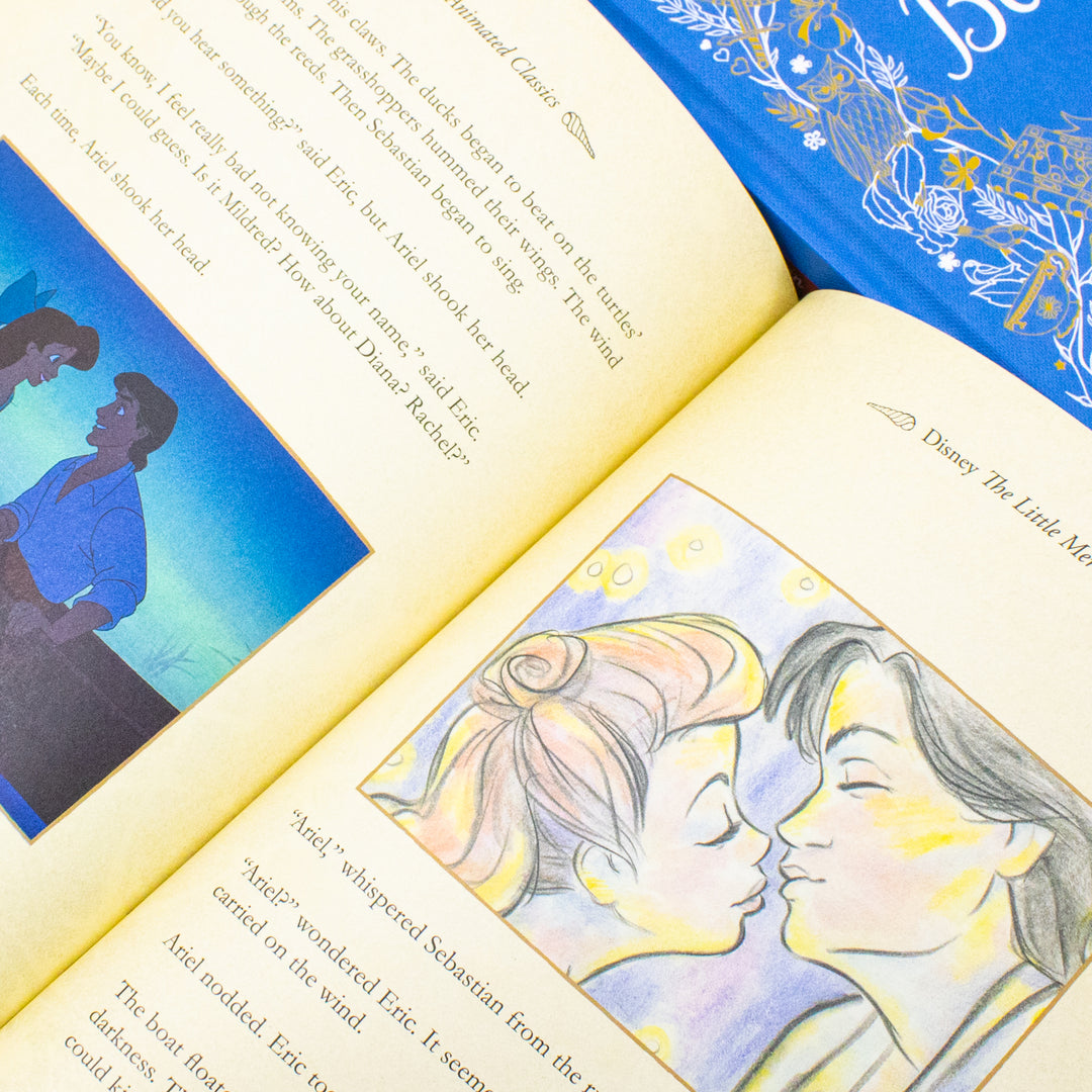 Disney Animated Classics 3 Books Collection Set (Disney The Little Mermaid, Disney Sleeping Beauty, Disney Snow White And The Seven Dwarfs) | Hardcover