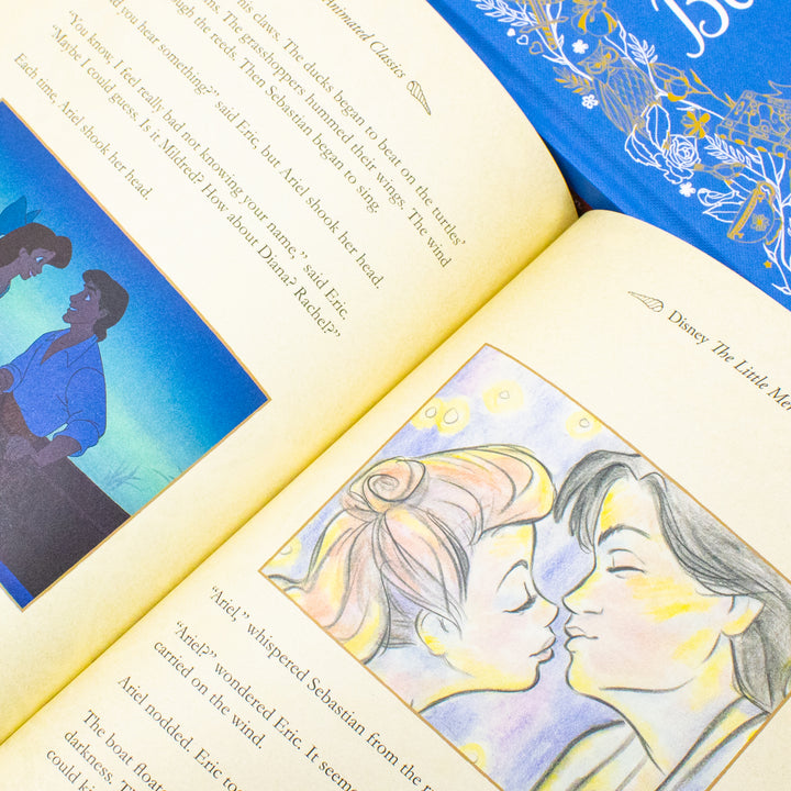 Disney Animated Classics 3 Books Collection Set (Disney The Little Mermaid, Disney Sleeping Beauty, Disney Snow White And The Seven Dwarfs) | Hardcover