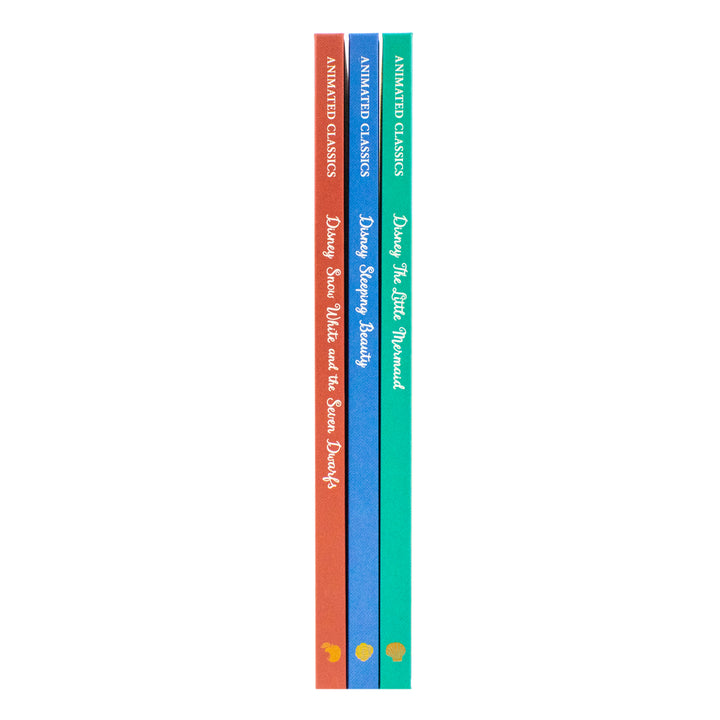 Disney Animated Classics 3 Books Collection Set (Disney The Little Mermaid, Disney Sleeping Beauty, Disney Snow White And The Seven Dwarfs) | Hardcover