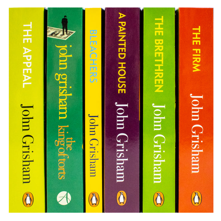 John Grisham 6 Book Collection Set (Bleachers,The Brethren, The Appeal, The Firm, A Painted House and The King Of Torts)