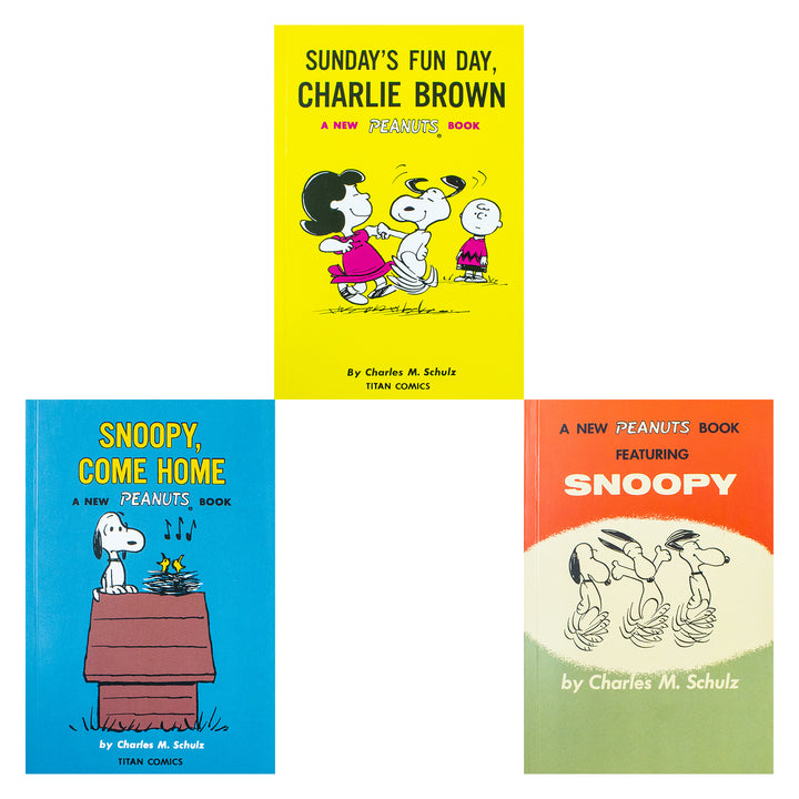 Peanuts: The Snoopy Collection – 3-Book Boxed Set with Art Cards | Fun Comics & Adventures with Snoopy, Charlie Brown & Friends for All Ages