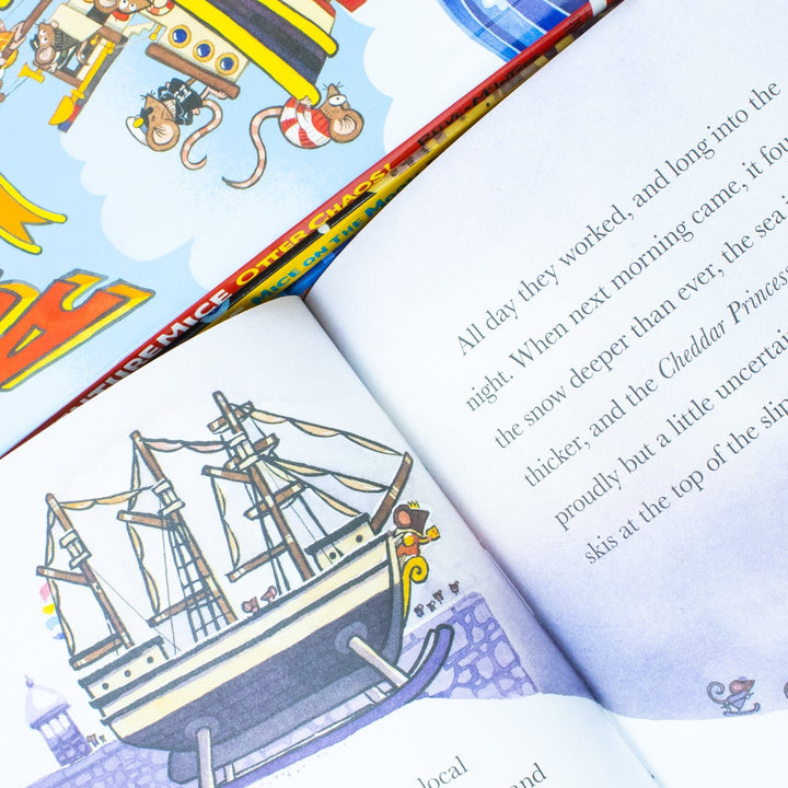 Adventure Mice 4-Book Set by Reeve & McIntyre | Fun Children's Fiction Series Full of Mystery, Chaos & Exciting Adventures on Ice, Moon & Sea!