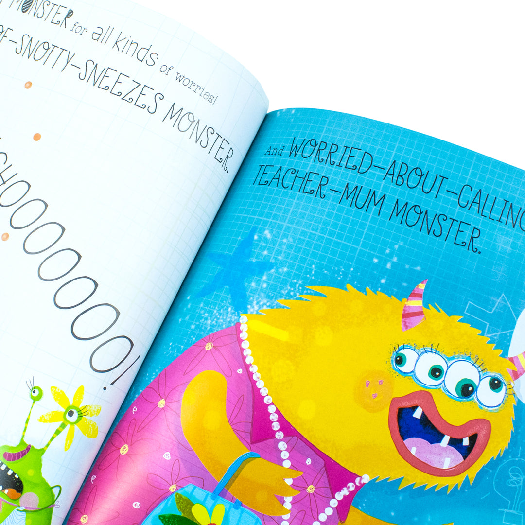 The Very Hungry Worry Monster Plush and Book Set |Children's Anxiety Help, Emotional Support, Picture Book & Plush Toy for Worry & Stress Management