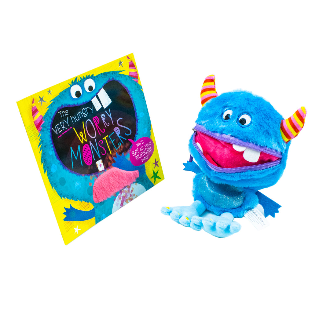 The Very Hungry Worry Monster Plush and Book Set |Children's Anxiety Help, Emotional Support, Picture Book & Plush Toy for Worry & Stress Management