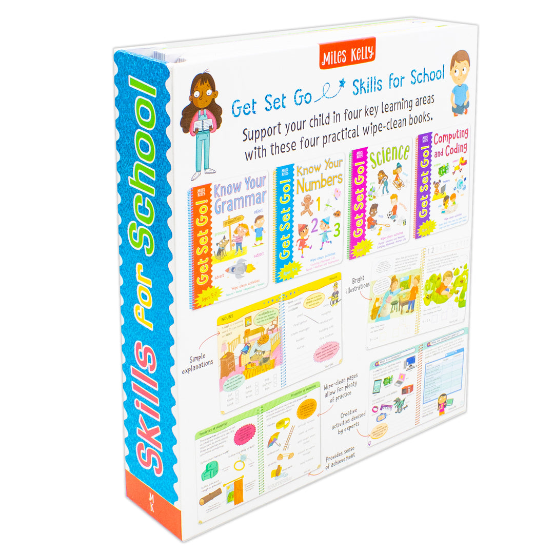 Wipe Clean Workbooks: Get Set Go Skills for School Set of 4
