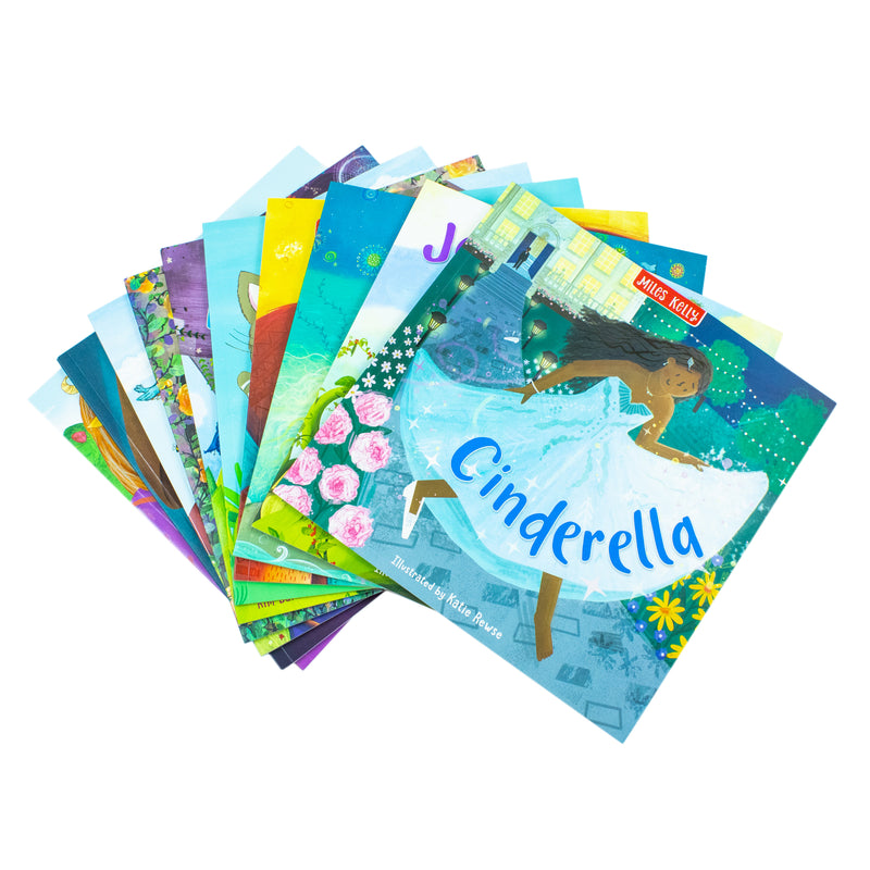 Miles Kelly Fairy Tales 10 Books Collection Set for Ages- 3+