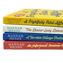 The Dinner Lady Detectives Collection 4 Books Set By Hannah Hendy (A Frightfully Fatal Affair, The Dinner Lady Detectives, An Unfortunate Christmas Murder, A Terrible Village Poisoning)