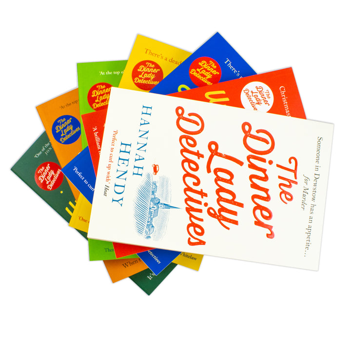 The Dinner Lady Detectives Series 7 Books Collection Set By Hannah Hendy (The Dinner Lady Detectives,An Unfortunate Christmas Murder,A Terrible Village Poisoning,Curiously Convenient Demise & More)