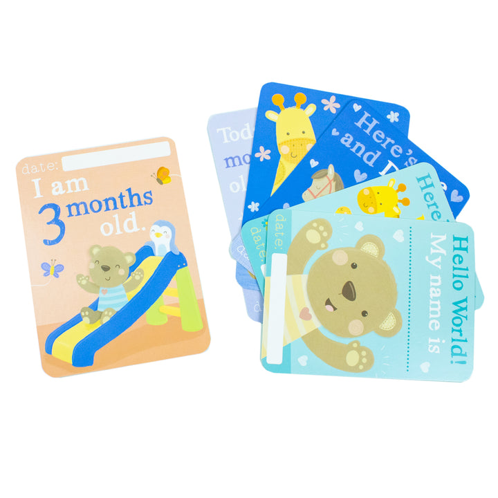 Hello World! My name is (16 Baby Milestone Cards )