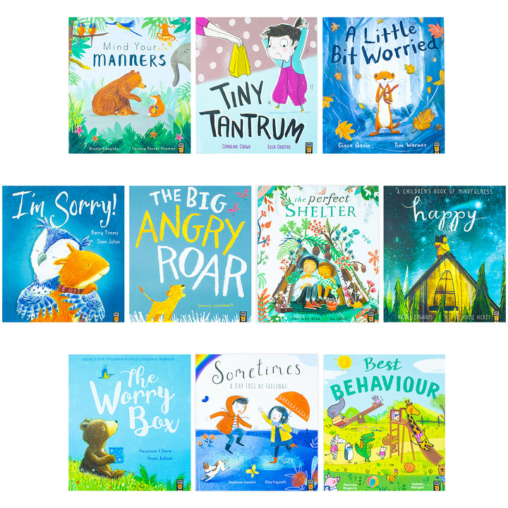 Children’s Best Behaviour 10 Book Collection | Educational Storybooks on Emotions, Feelings, Kindness, Tantrums & Social Skills for Kids & Toddlers