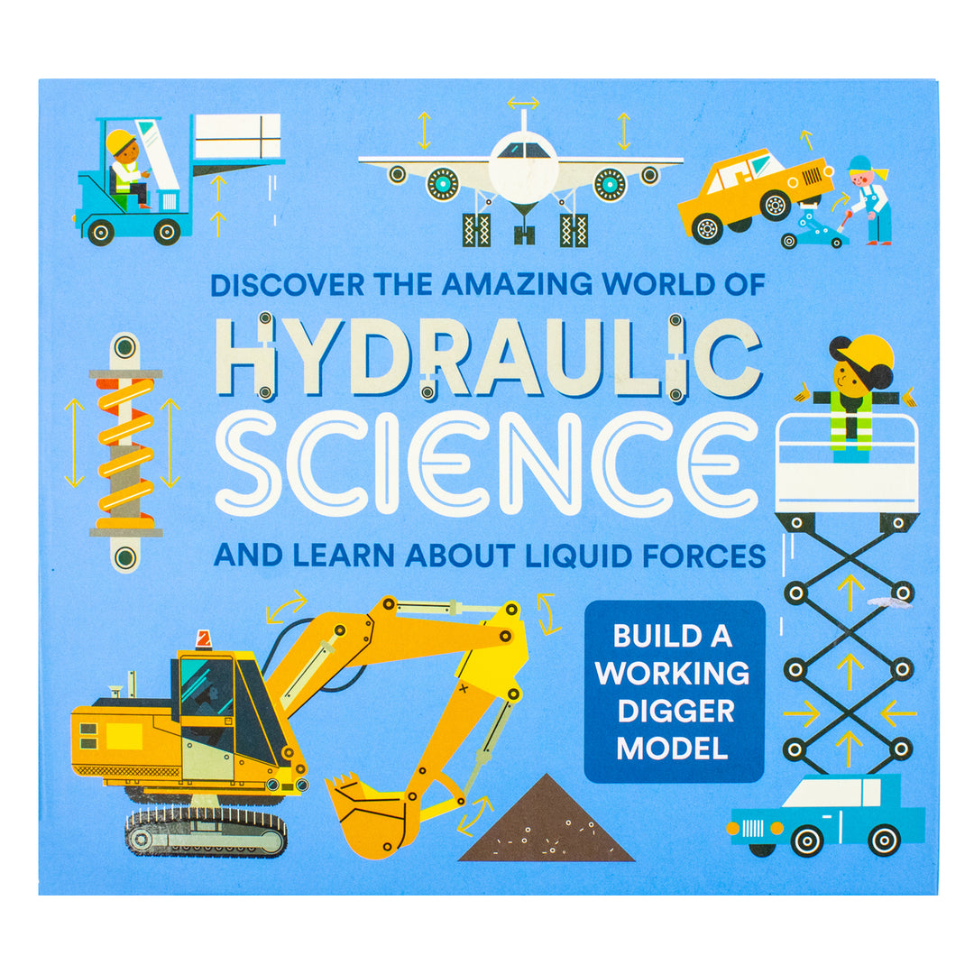 Hydraulic Magnetic Science Kit and Learn About Liquid Forces | Build, Experiment & Discover the Power of Hydraulics | STEM Learning Set for Kids
