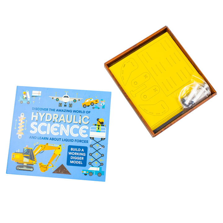 Hydraulic Magnetic Science Kit and Learn About Liquid Forces | Build, Experiment & Discover the Power of Hydraulics | STEM Learning Set for Kids