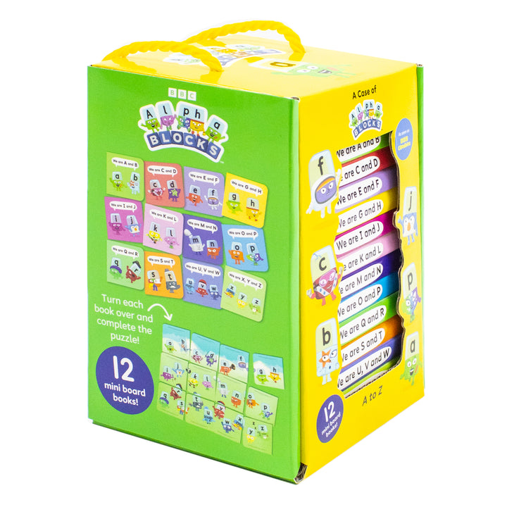 A Case of Alphablocks - 12 Title Board Book Collection Carry Case, Ideal for Holidays and Early Learning and Preschool Ages! (Alphablocks Board Books)