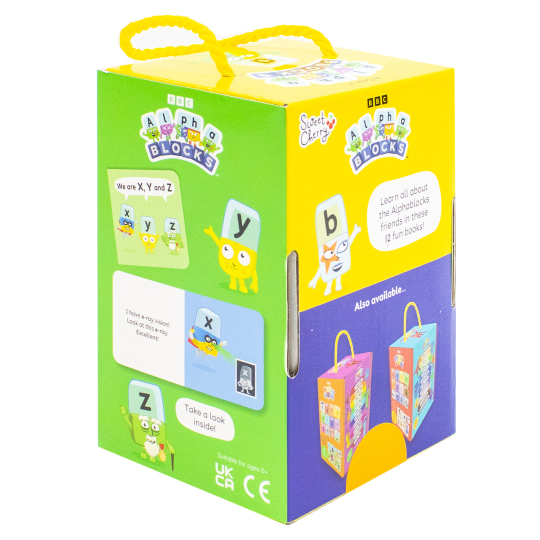 A Case of Alphablocks - 12 Title Board Book Collection Carry Case, Ideal for Holidays and Early Learning and Preschool Ages! (Alphablocks Board Books)