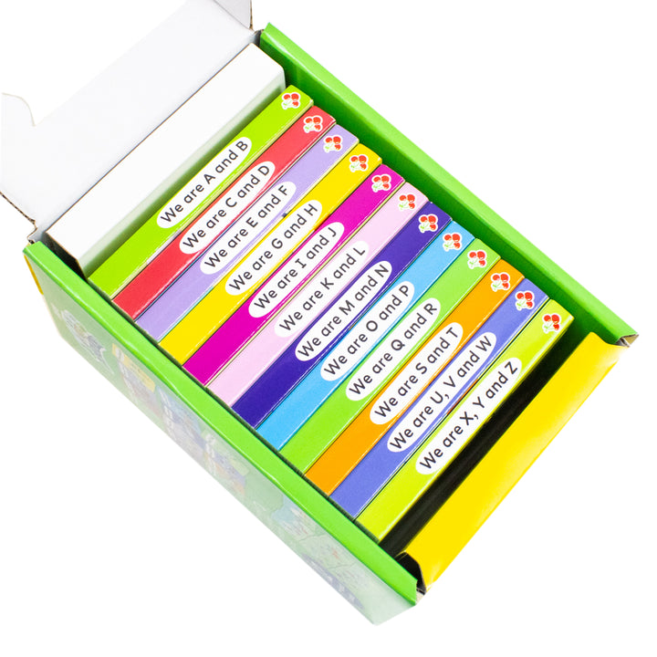 A Case of Alphablocks - 12 Title Board Book Collection Carry Case, Ideal for Holidays and Early Learning and Preschool Ages! (Alphablocks Board Books)