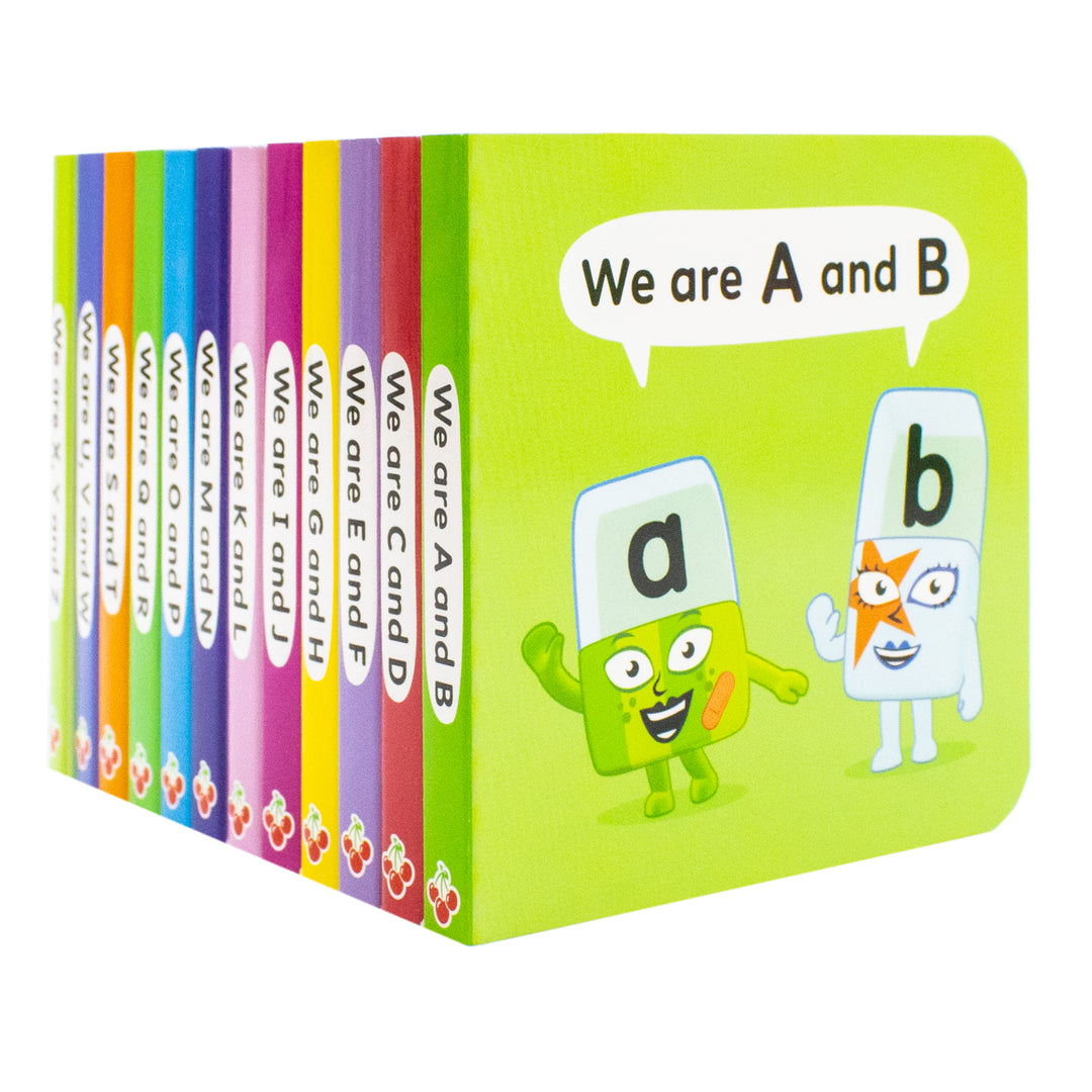 A Case of Alphablocks - 12 Title Board Book Collection Carry Case, Ideal for Holidays and Early Learning and Preschool Ages! (Alphablocks Board Books)