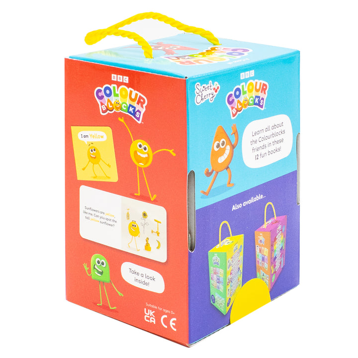 A Case of Colourblocks 12 Mini Books Collection Boxset (I am Red, I am Blue, I am Yellow, I am Green, I am Orange, I am Purple, I am Pink, I am Brown, Black and White, I am Indigo, I am Violet and Grey)