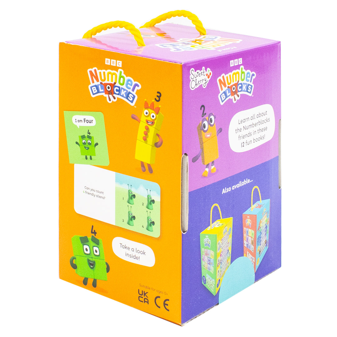 Numberblocks 12 Mini Board Books Collection Carry Case – Early Learning Counting Books for Preschool & Travel