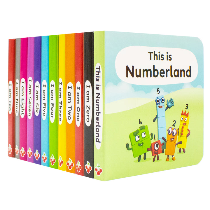 Numberblocks 12 Mini Board Books Collection Carry Case – Early Learning Counting Books for Preschool & Travel